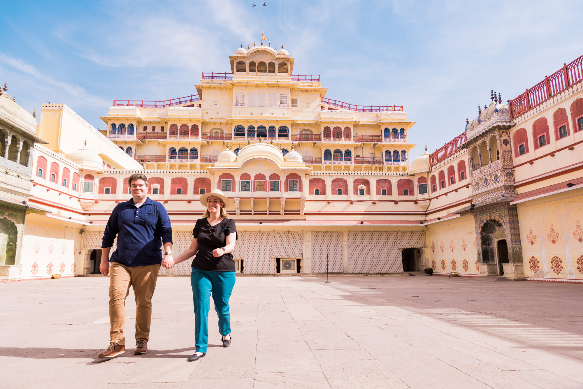 Exploring the city palace Jaipur