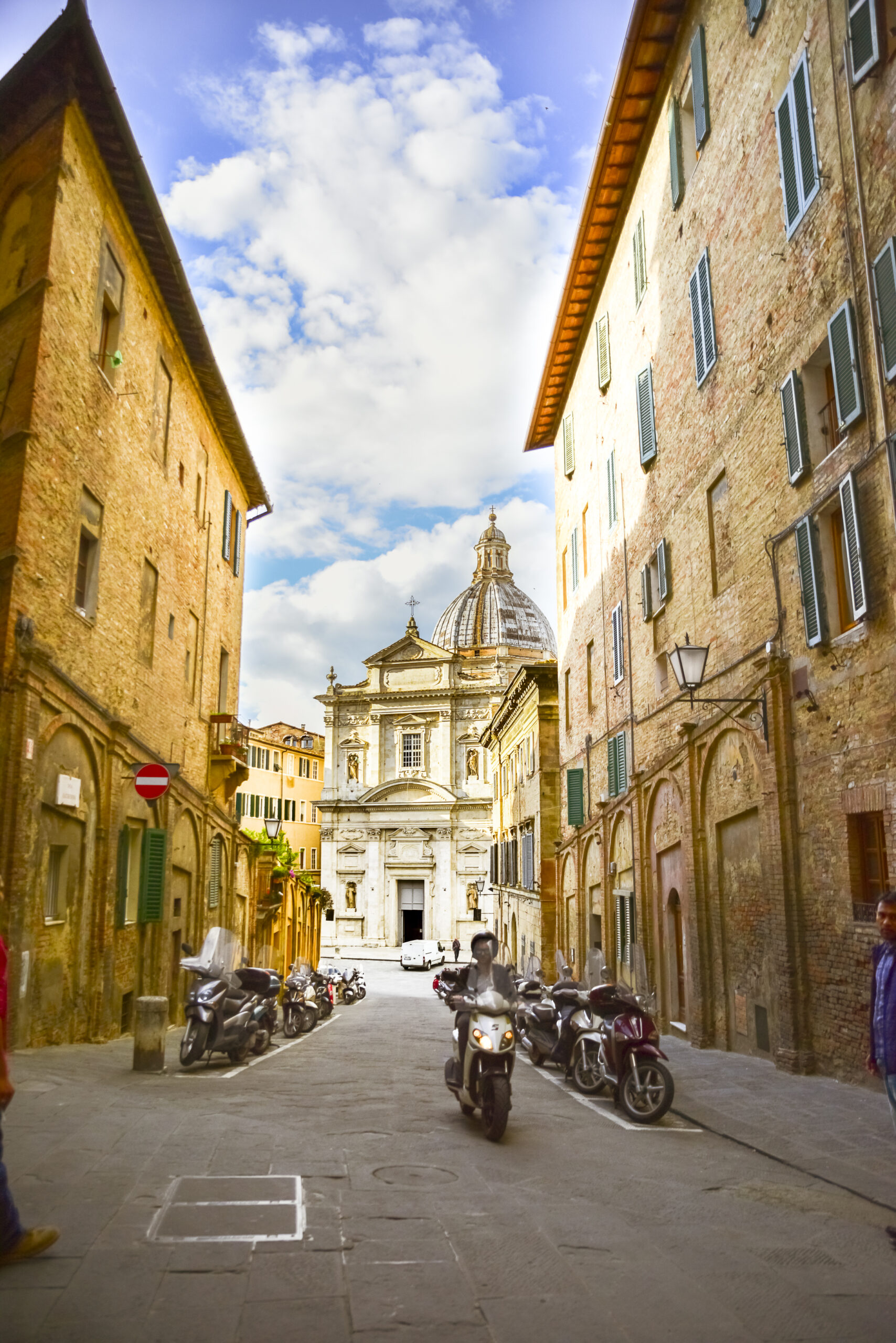 Street of Seina Italy